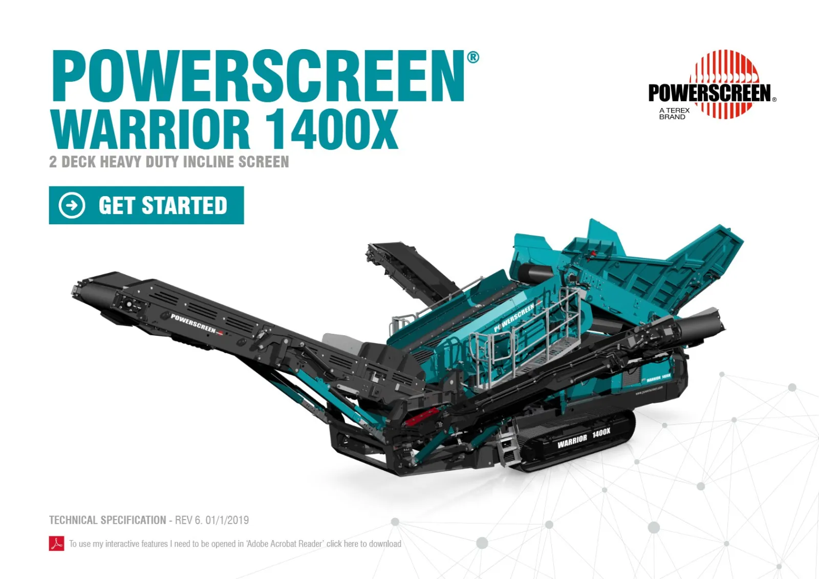 Powerscreen Warrior 1400X