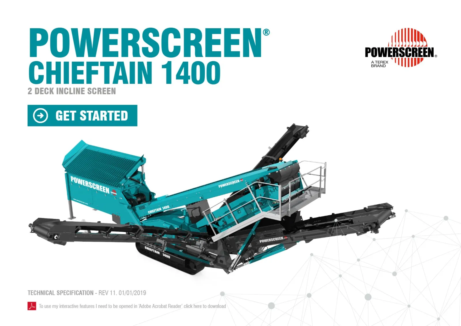 Powerscreen Chieftain 1400