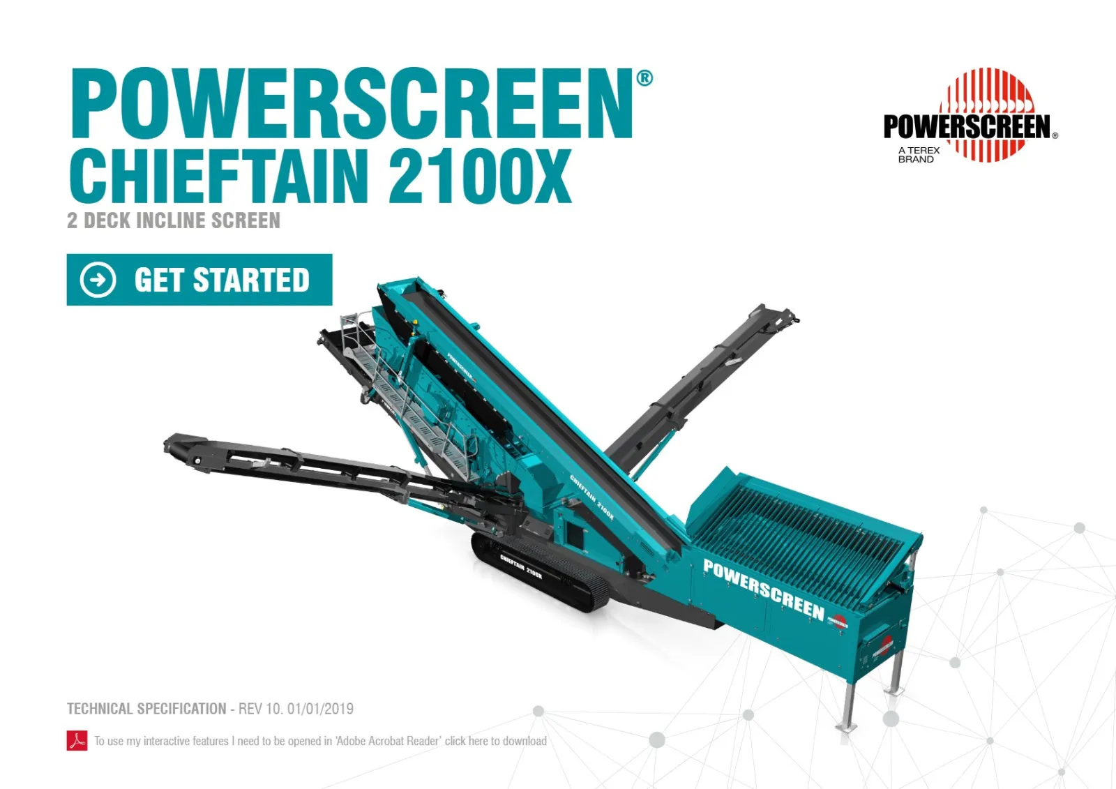 Powerscreen Chieftain 2100X