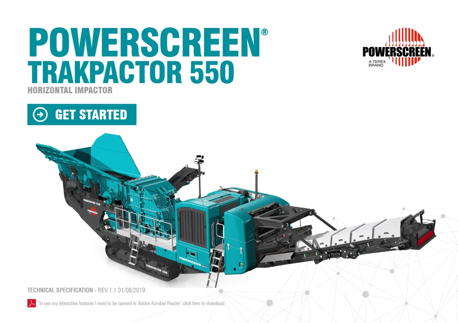 Powerscreen Trakpactor 550