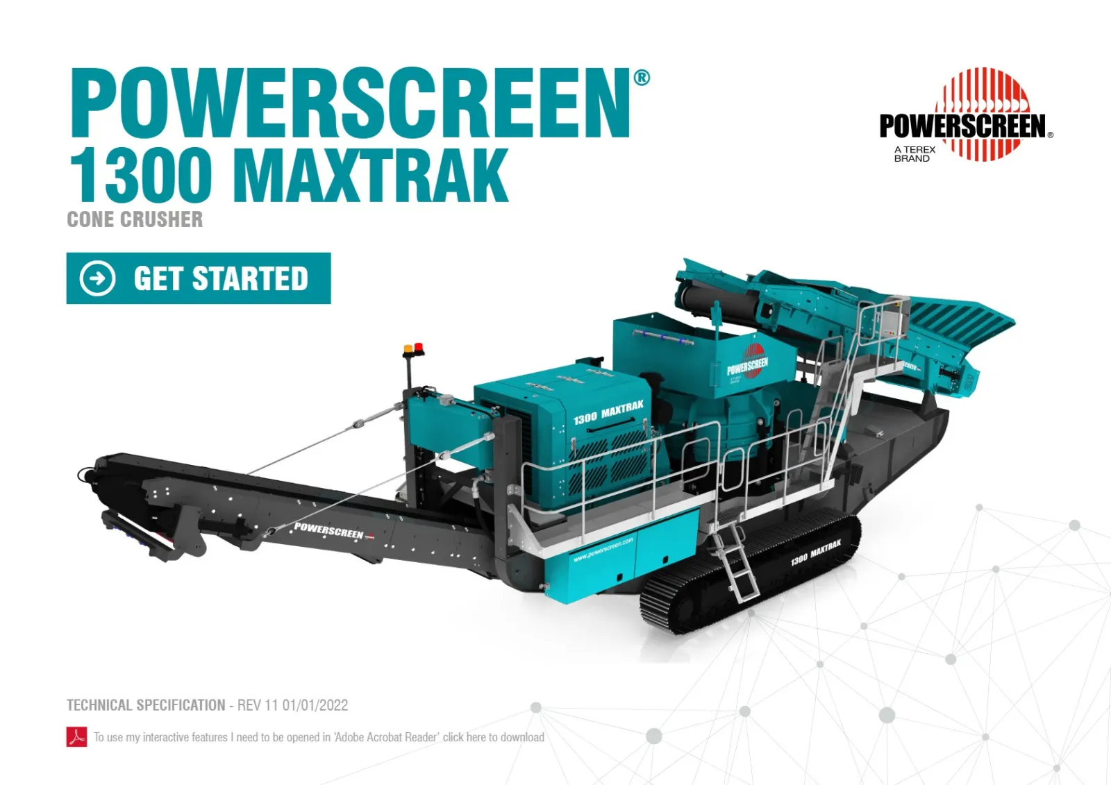 Powerscreen 1300 Maxtrak