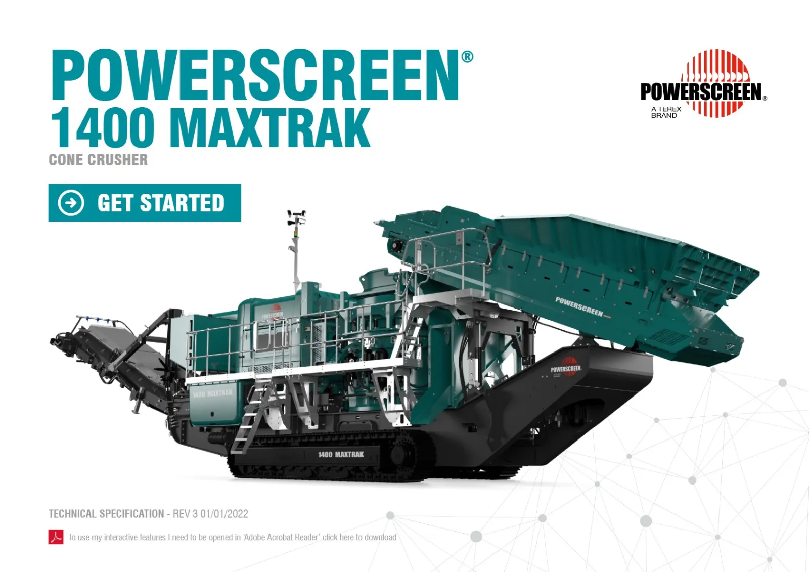 Powerscreen 1400 Maxtrak