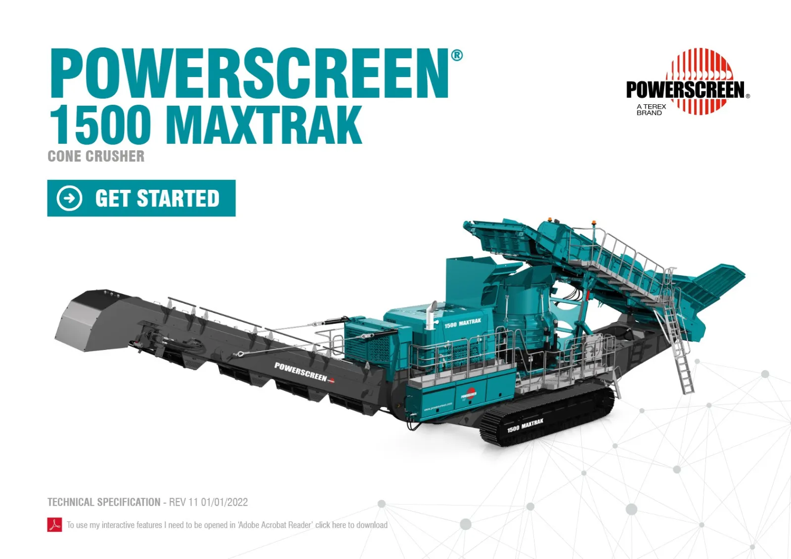 Powerscreen 1500 Maxtrak